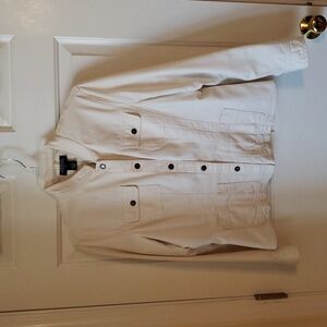 Jones New York Signature  Cream Jacket Size: P/L